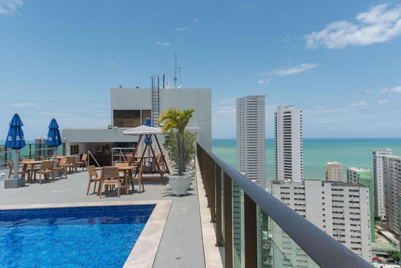 Maravilhoso Flat Na Praia De Boa Viagem 2 Pessoas Ideal Para Viagens De Turismo Ou De Negocio Rmd906 Recife Kültér fotó